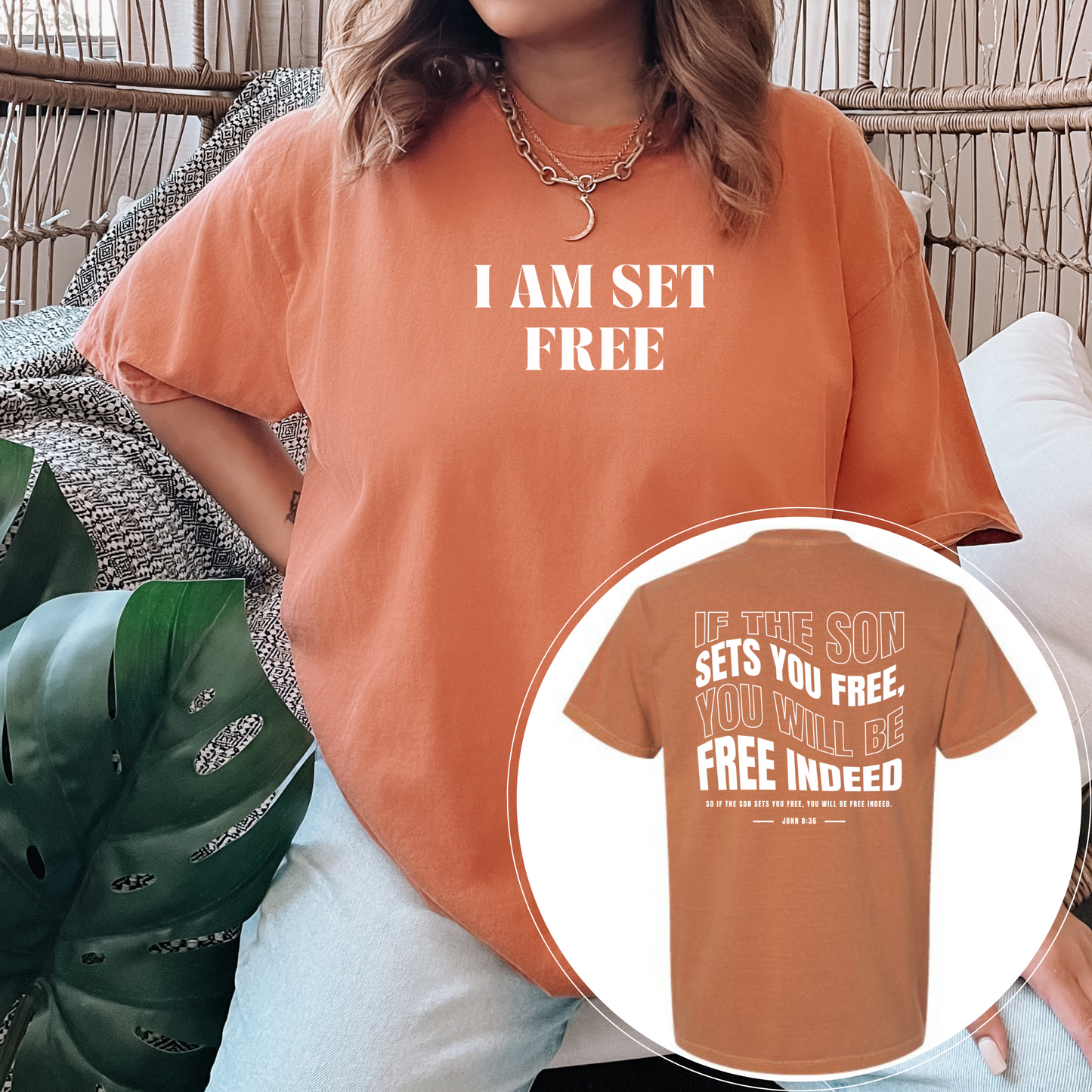 I AM SET FREE COMFORT COLORS TEE