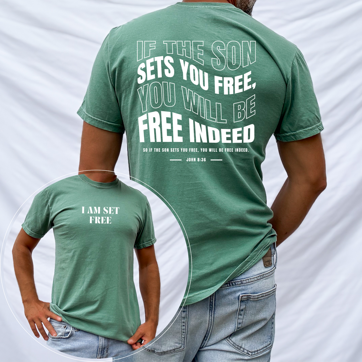 I AM SET FREE COMFORT COLORS TEE