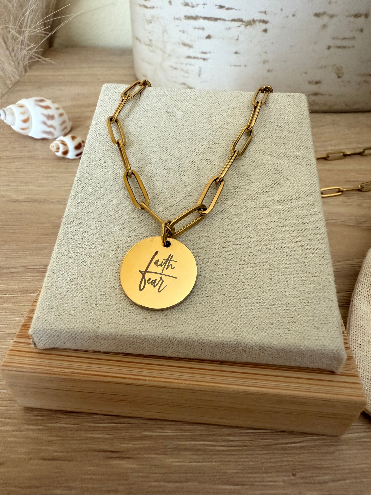 FAITH OVER FEAR Necklace