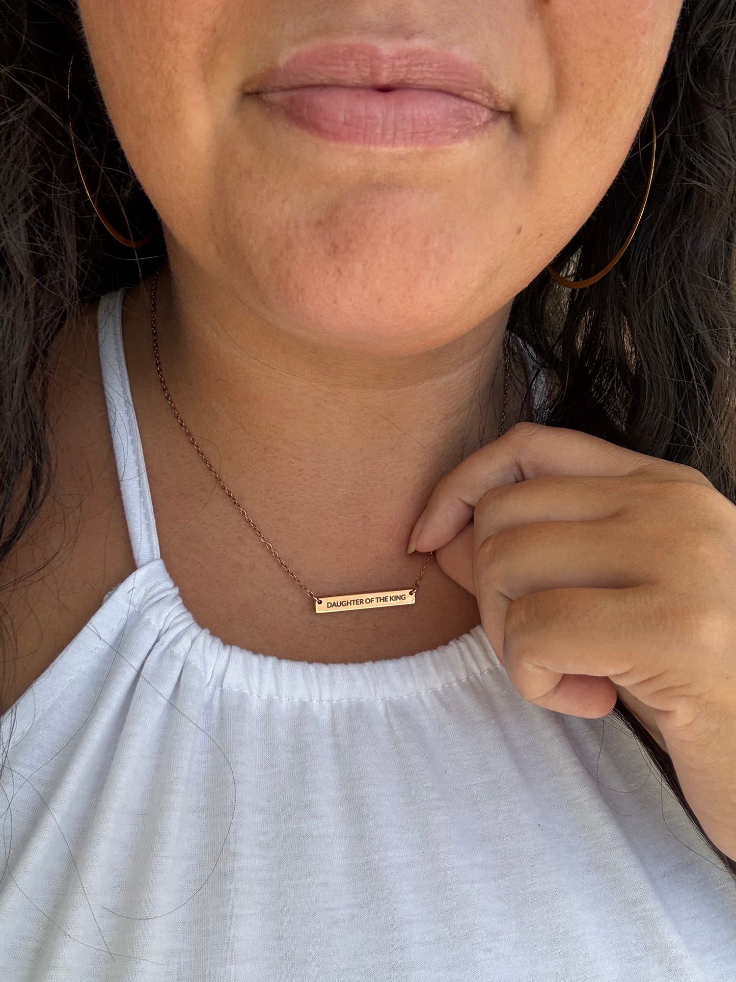 DAUGHTER OF THE KING BAR NECKLACE
