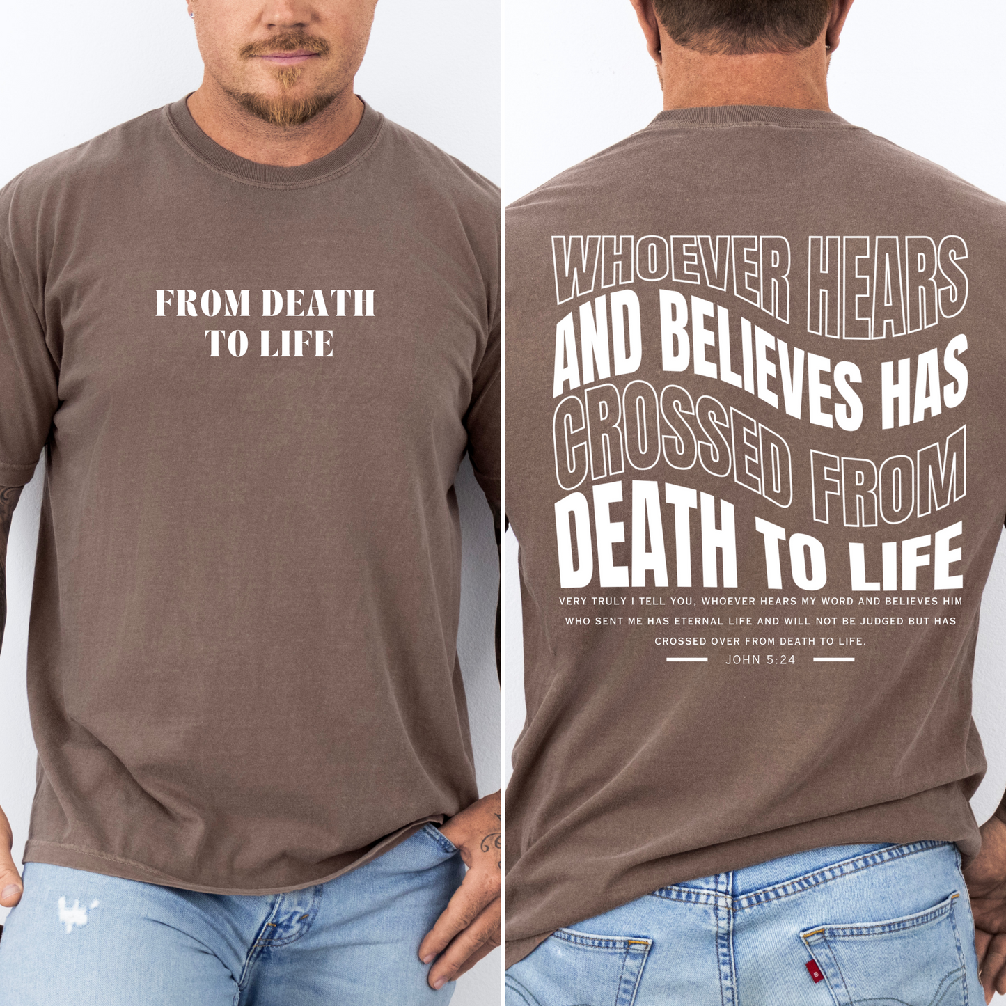 DEATH TO LIFE COMFORT COLORS TEE