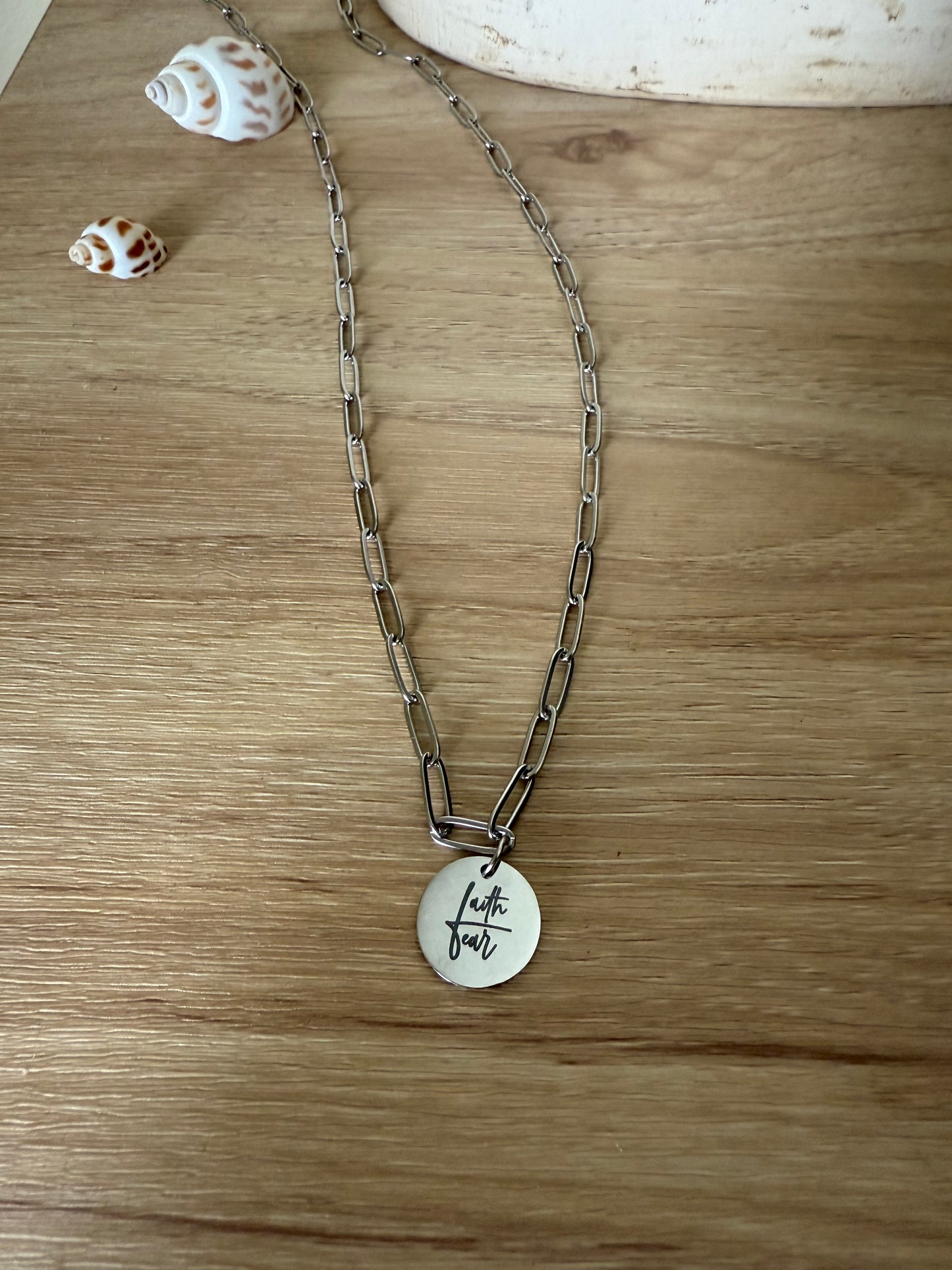 FAITH OVER FEAR Necklace