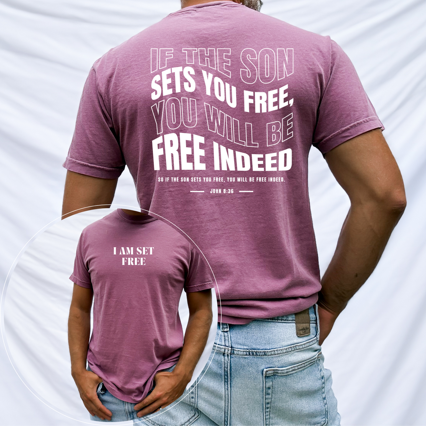 I AM SET FREE COMFORT COLORS TEE