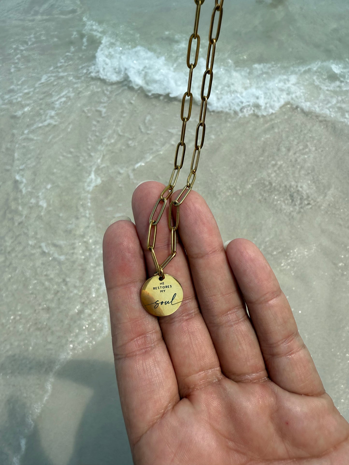 HE RESTORES MY SOUL Necklace