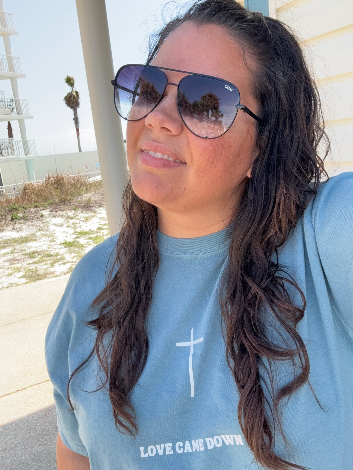 LOVE CAME DOWN COMFORT COLORS TEE