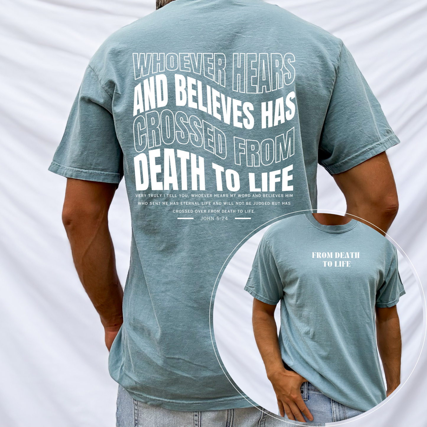 DEATH TO LIFE COMFORT COLORS TEE