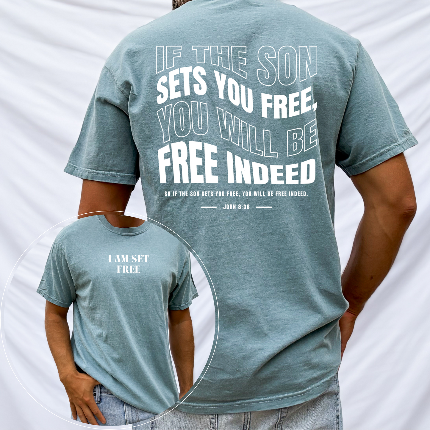 I AM SET FREE COMFORT COLORS TEE