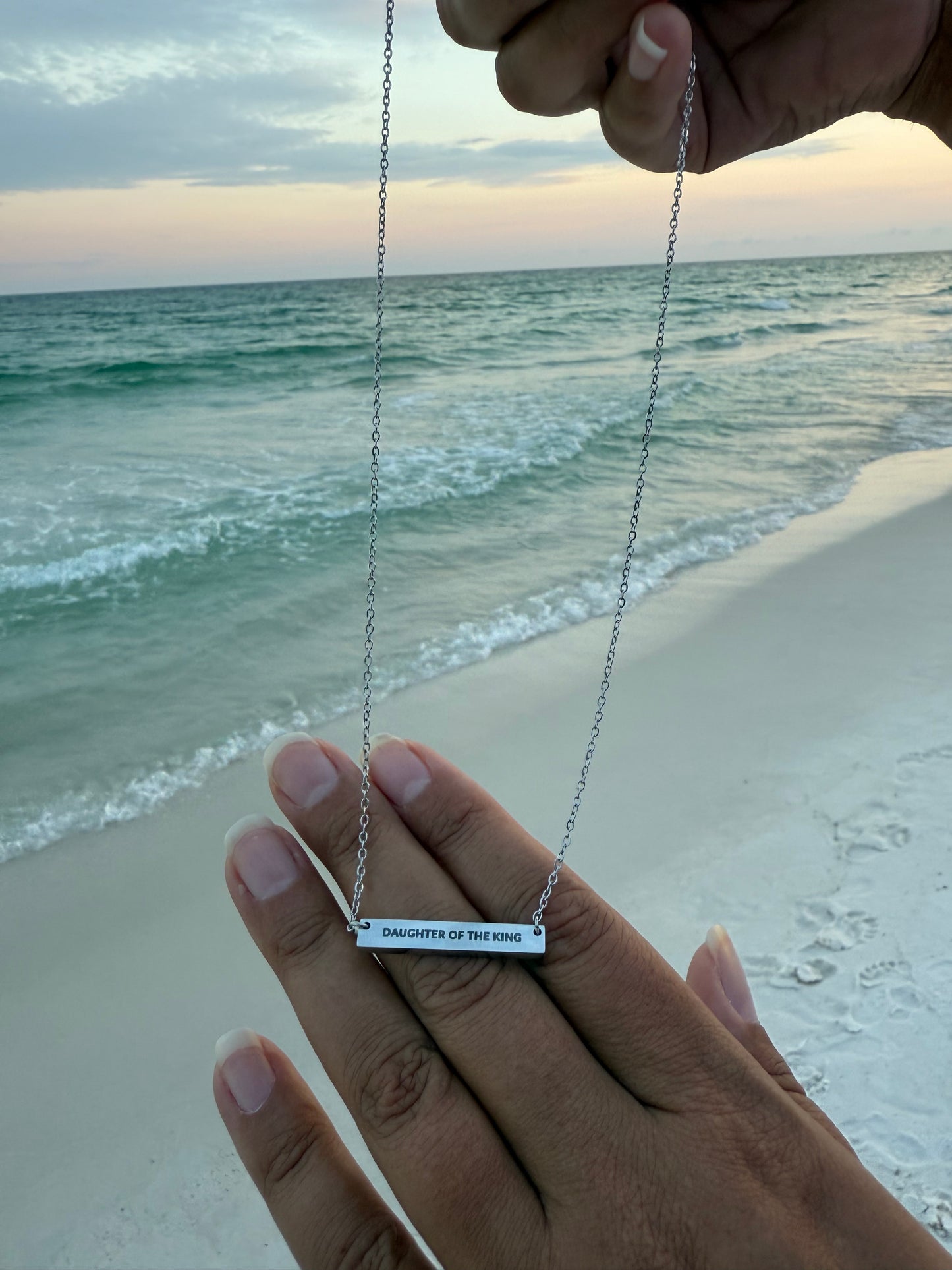 DAUGHTER OF THE KING BAR NECKLACE