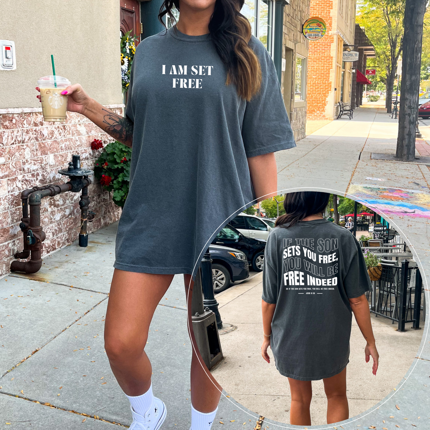 I AM SET FREE COMFORT COLORS TEE