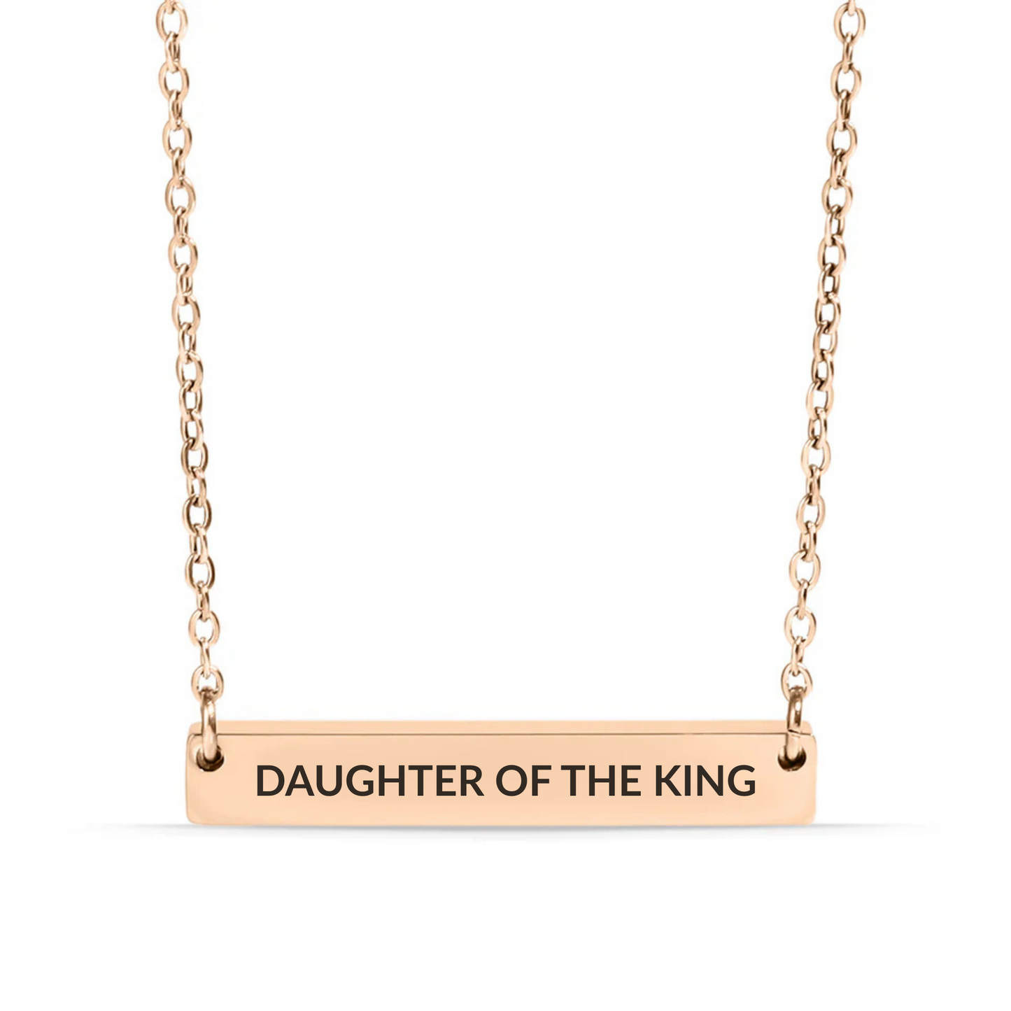 DAUGHTER OF THE KING BAR NECKLACE