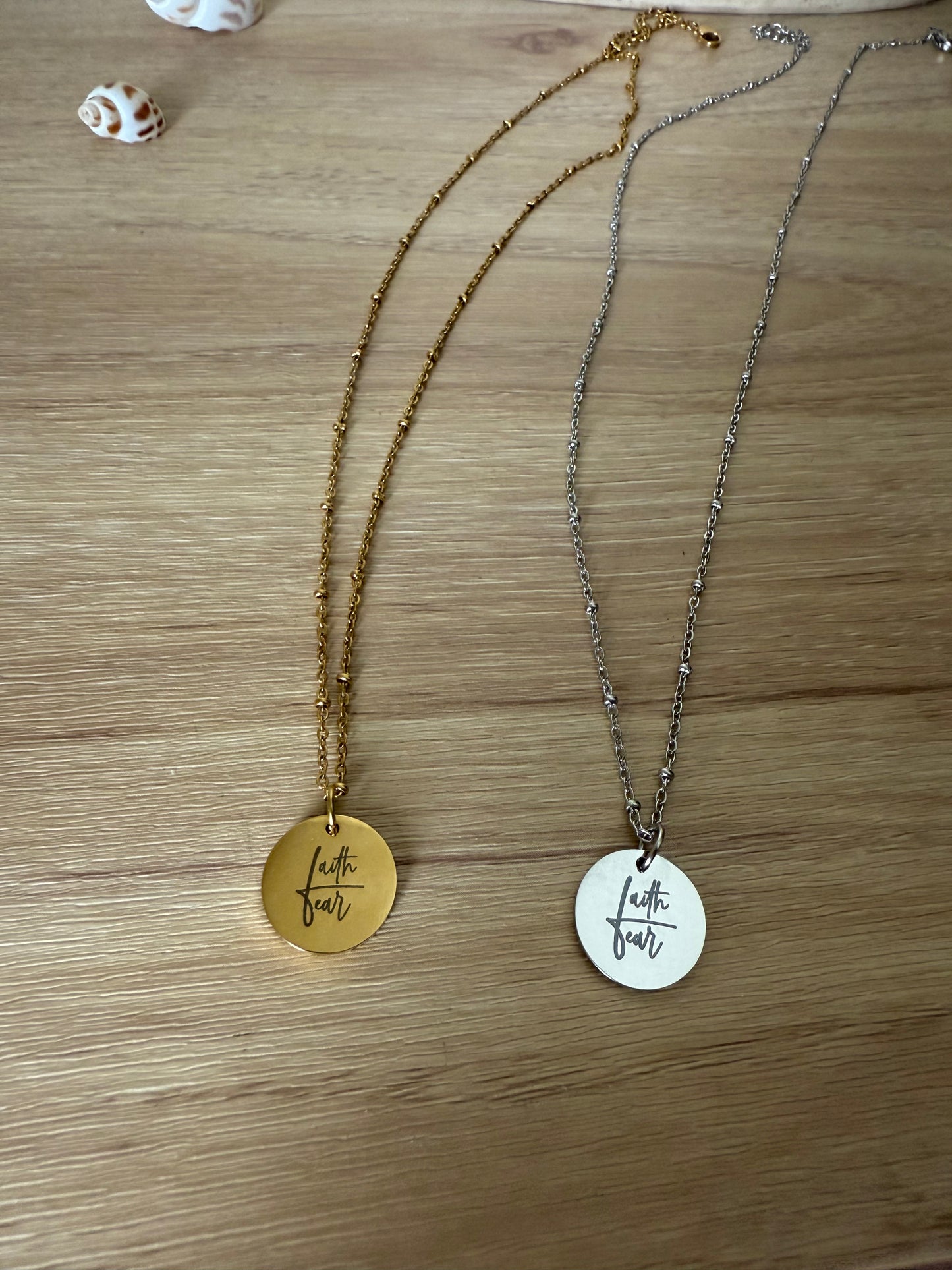 FAITH OVER FEAR Necklace