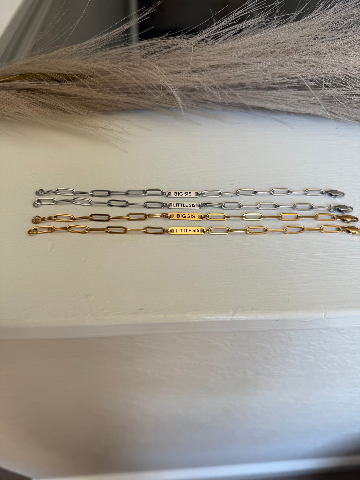 Big Sis Paperclip Bracelet