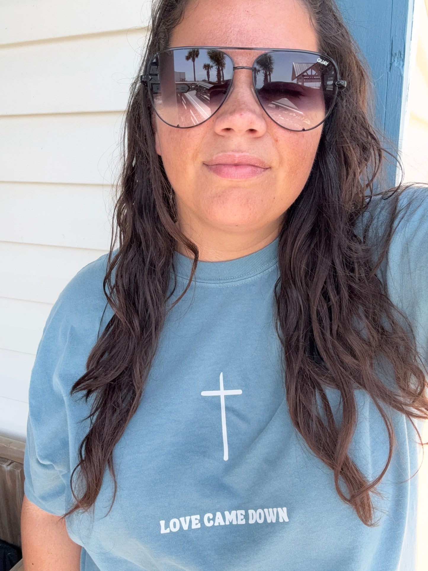 LOVE CAME DOWN COMFORT COLORS TEE