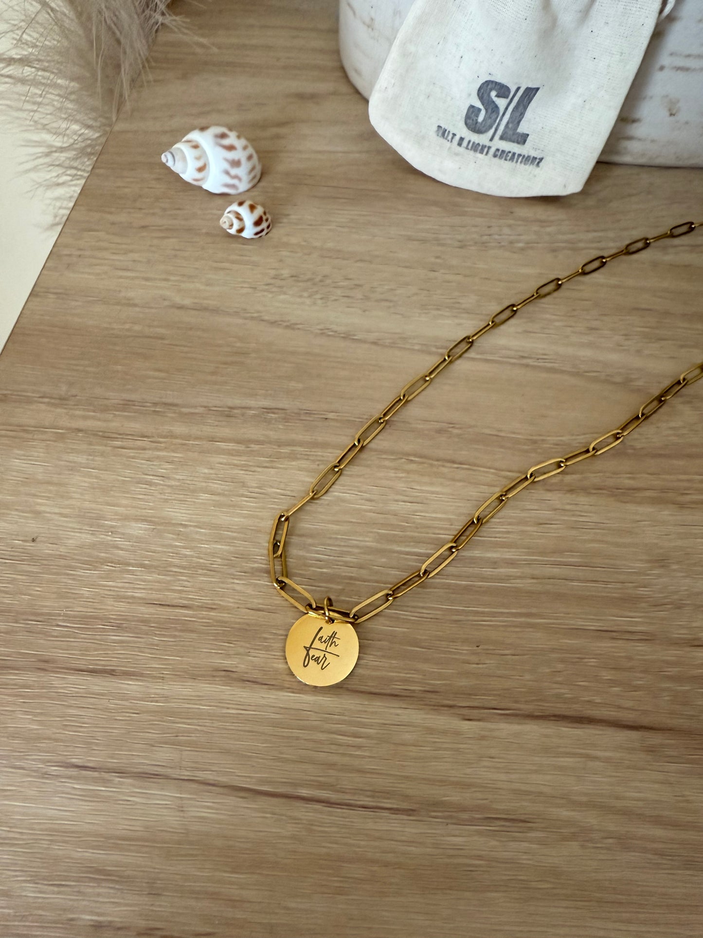 FAITH OVER FEAR Necklace