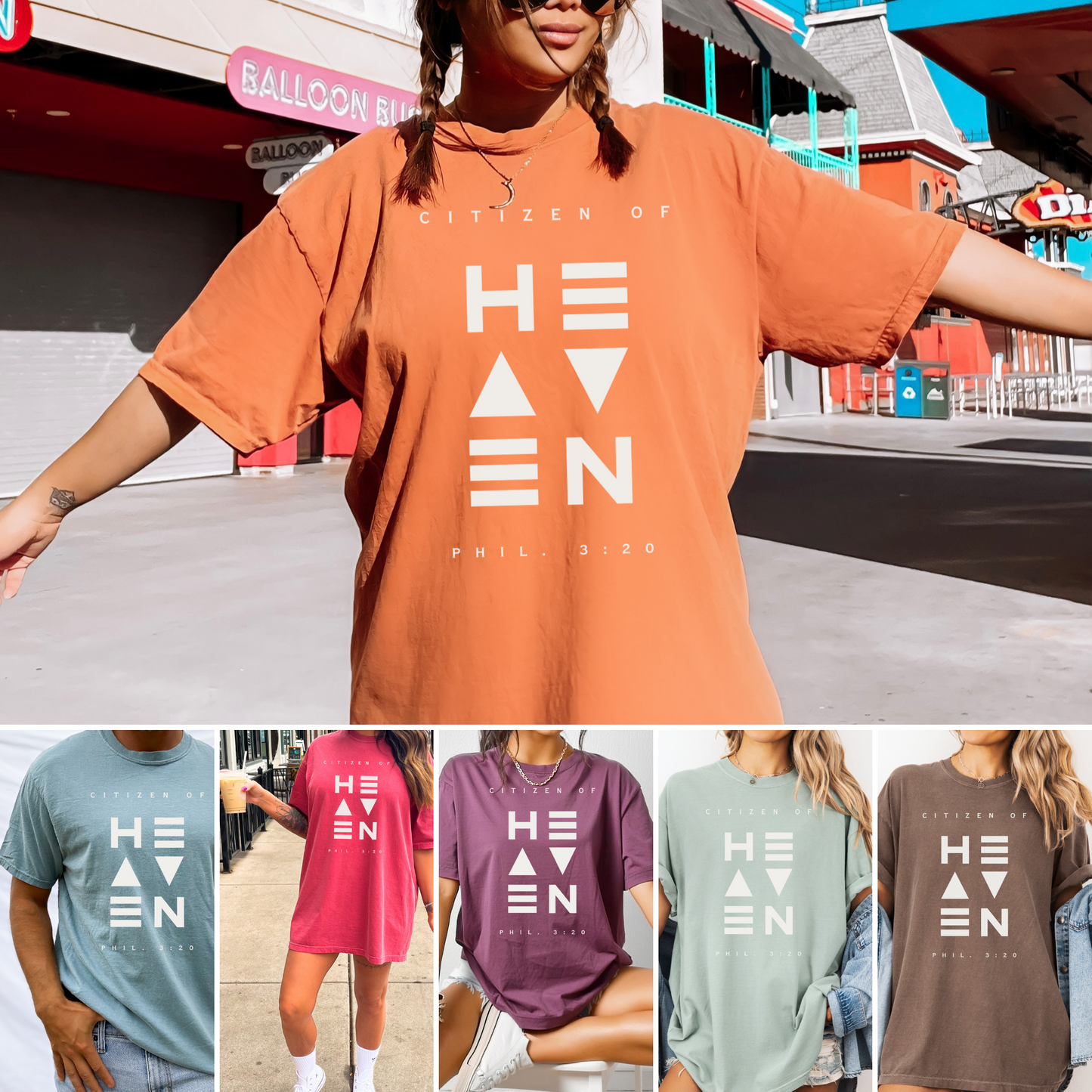 CITIZEN OF HEAVEN COMFORT COLORS TEE