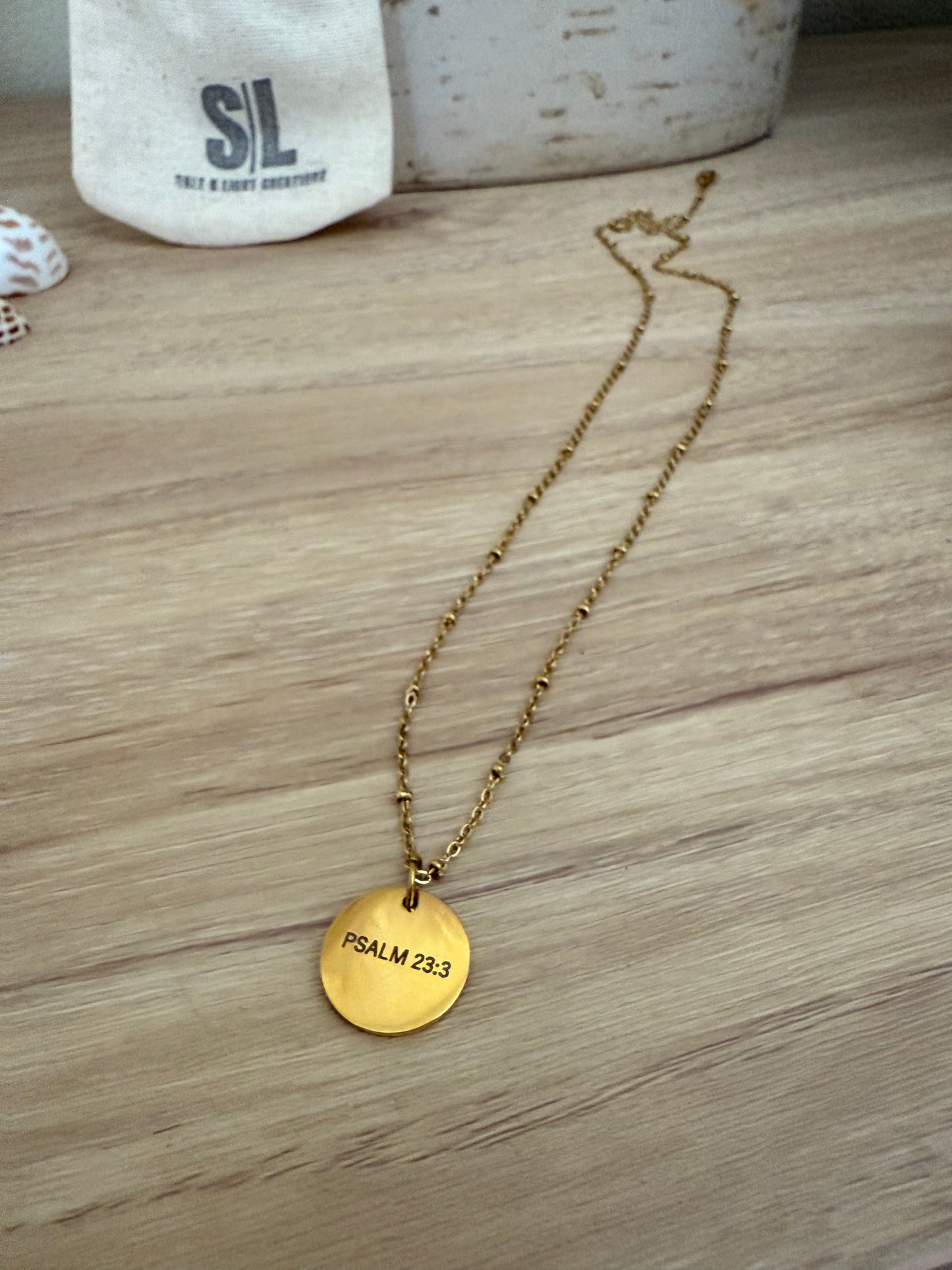 HE RESTORES MY SOUL Necklace