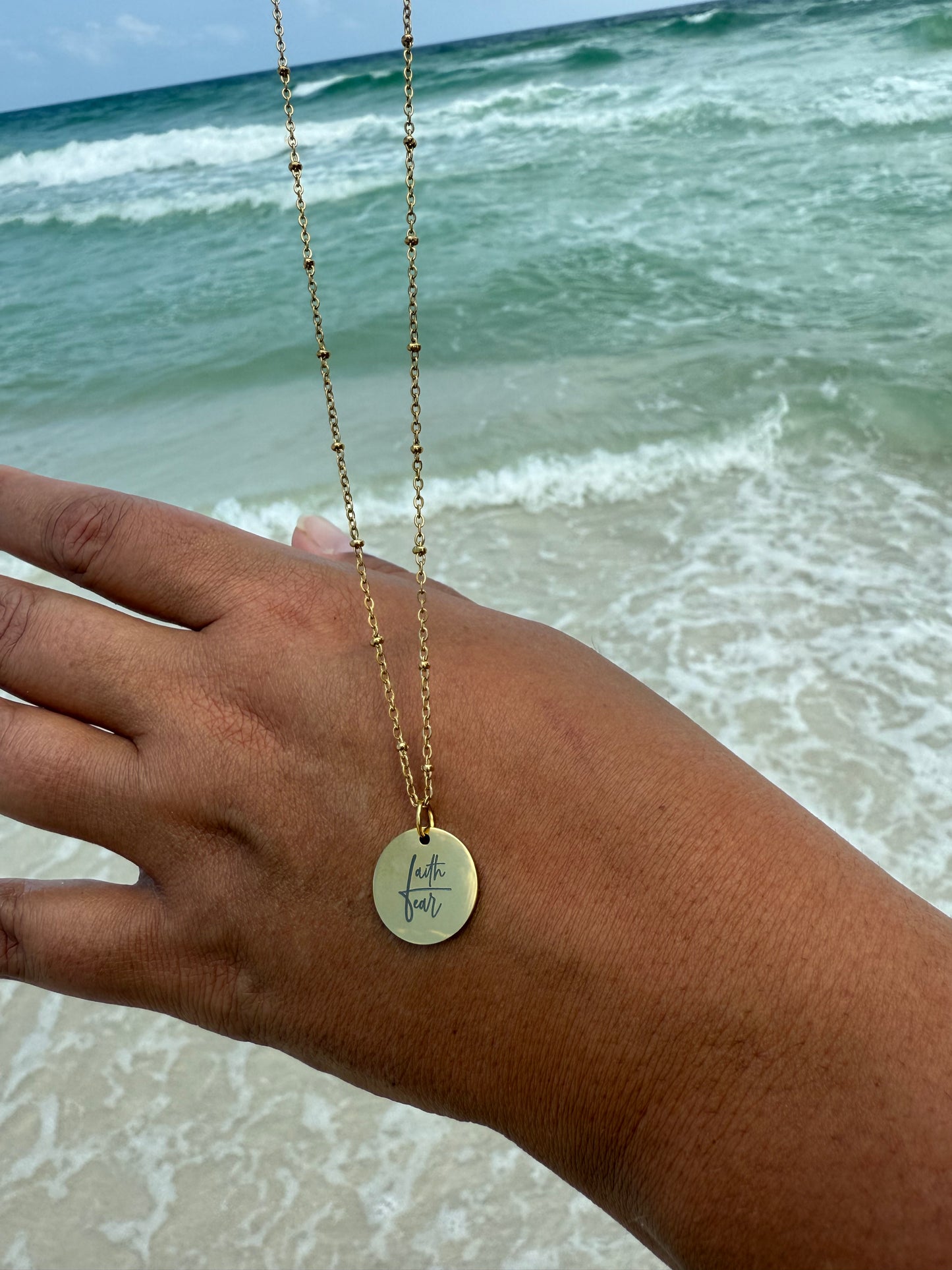 FAITH OVER FEAR Necklace