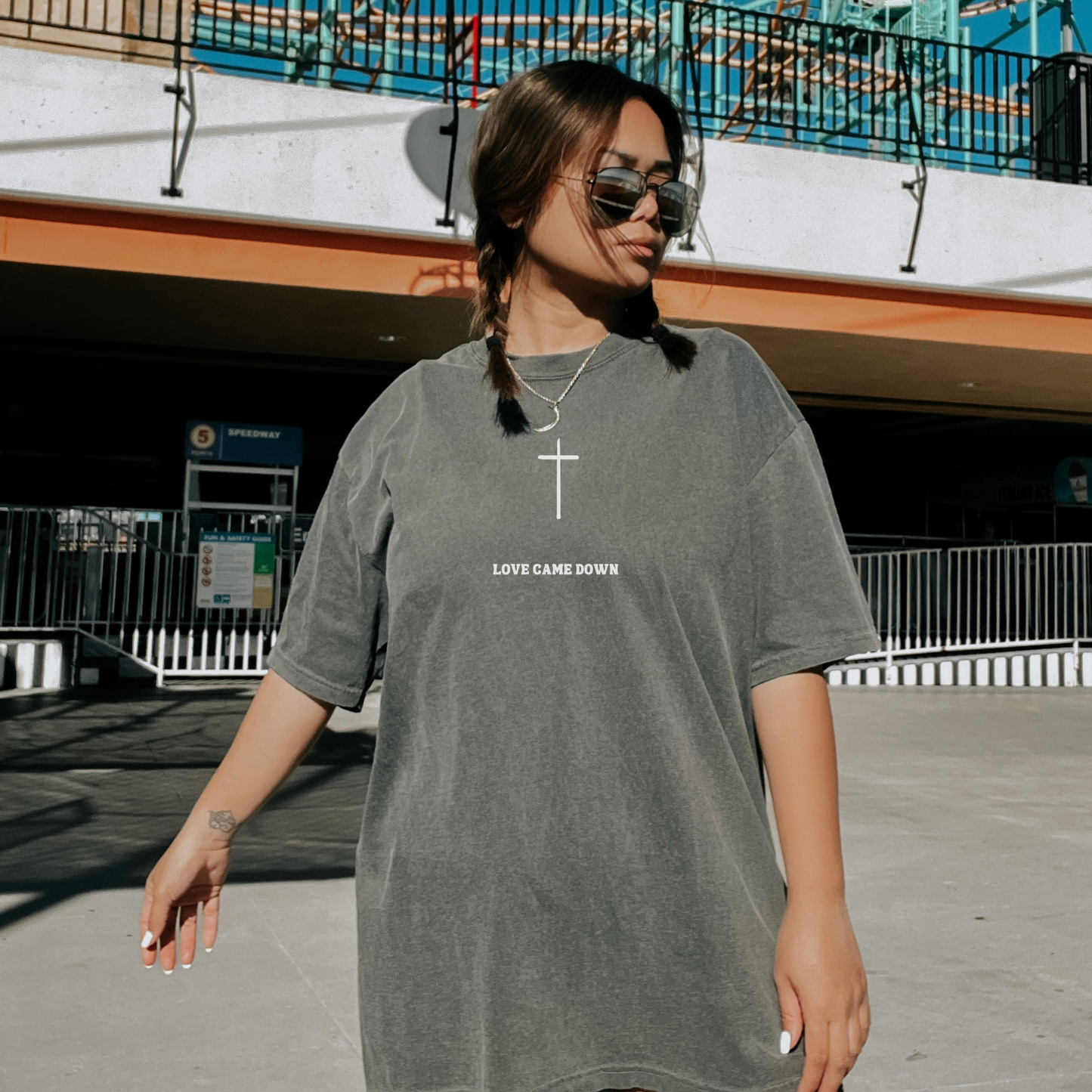 LOVE CAME DOWN COMFORT COLORS TEE