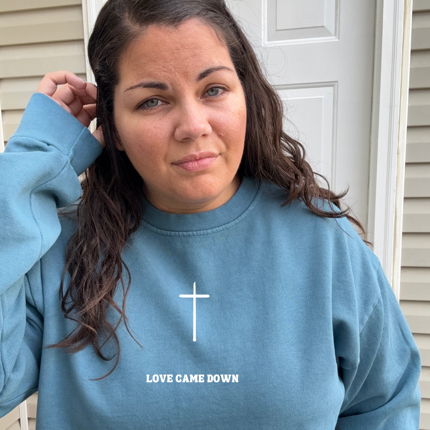 LOVE CAME DOWN CREWNECK