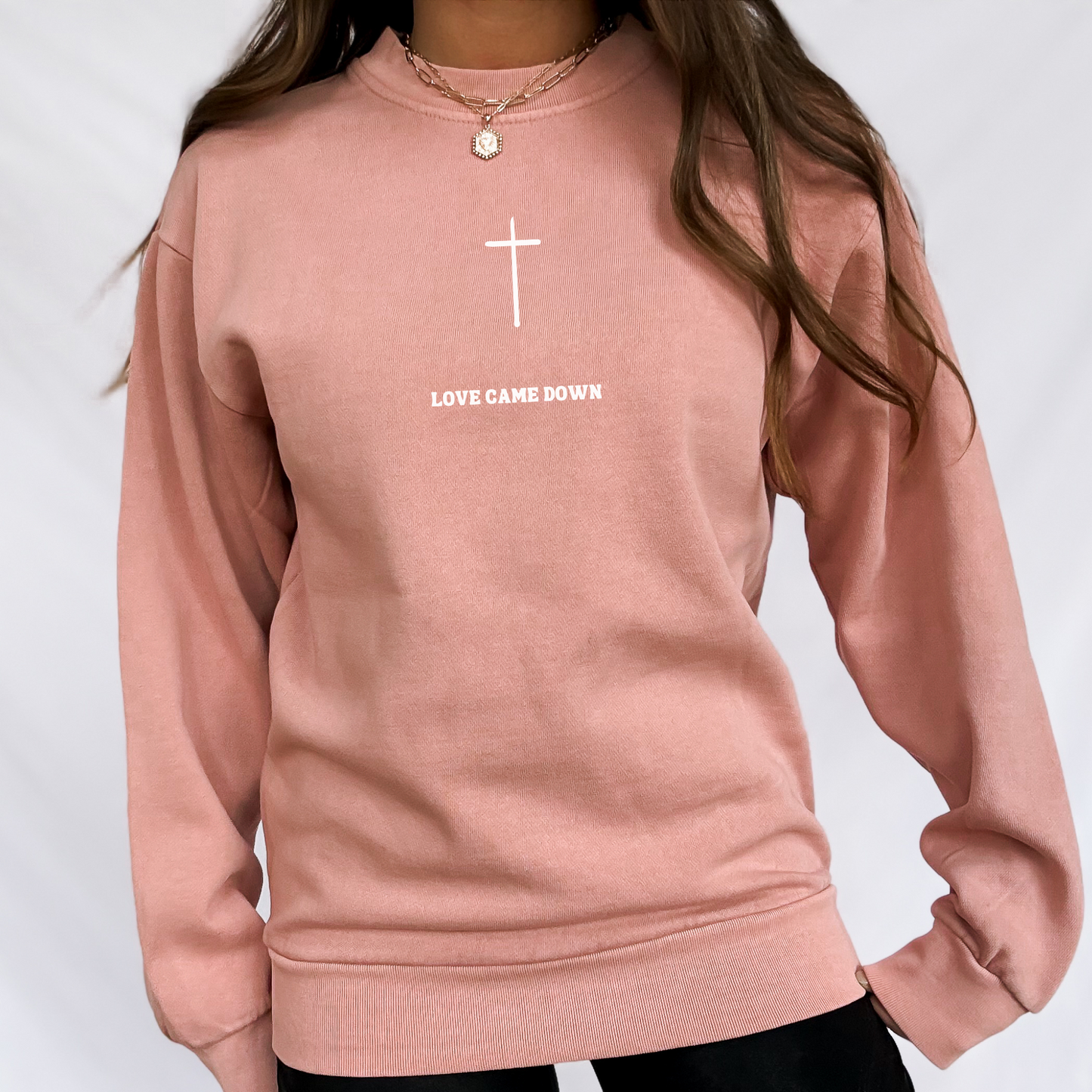 LOVE CAME DOWN CREWNECK