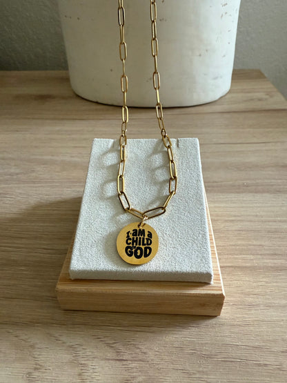 I Am A Child Of God Engraved Disc