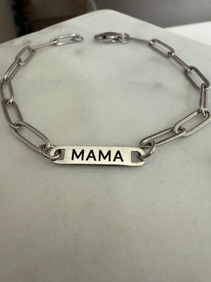 MAMA Paperclip Bracelet