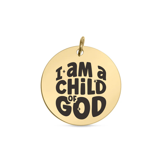 I Am A Child Of God Engraved Disc