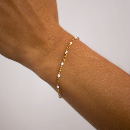 White ‘Light Shine’ Stacker Bracelet