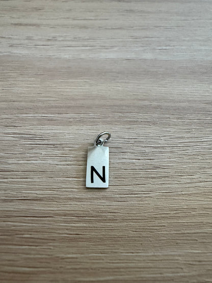 Initial Engraved Tag