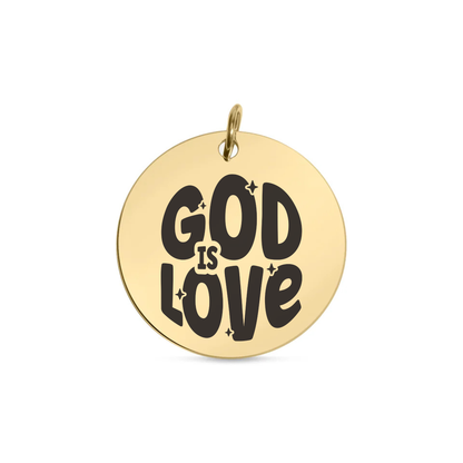 God Is Love Engraved Disc