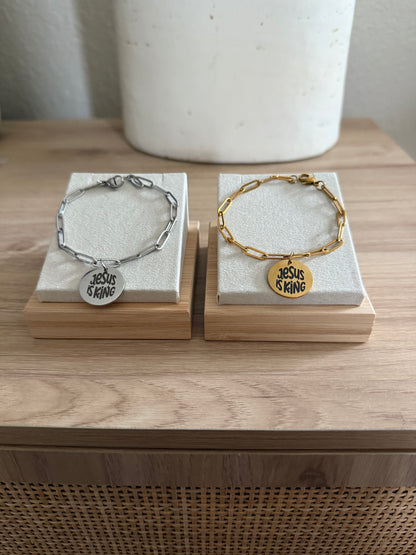 Jesus Is King Engraved Disc