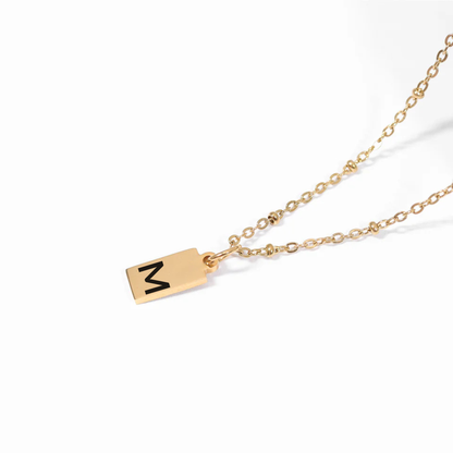 Initial Engraved Tag