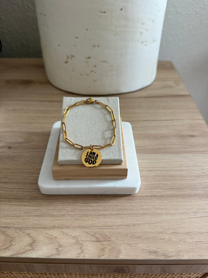 CHILD OF GOD Paperclip Bracelet