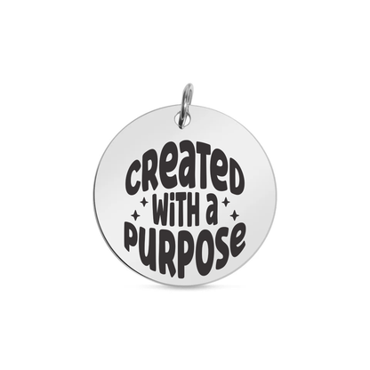 Created With A Purpose Engraved Disc