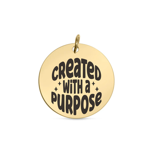 Created With A Purpose Engraved Disc