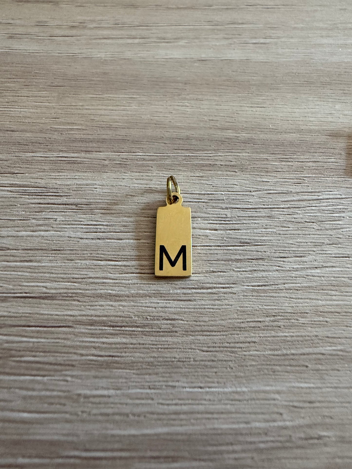 Initial Engraved Tag