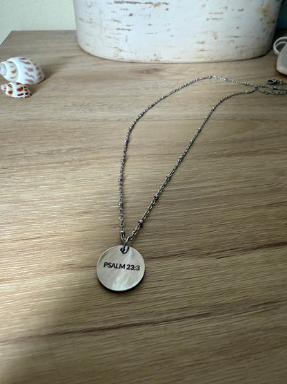 HE RESTORES MY SOUL Necklace