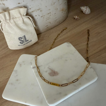 ABIDE PAPER CLIP NECKLACE