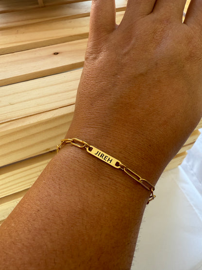 JIREH Paperclip Bracelet