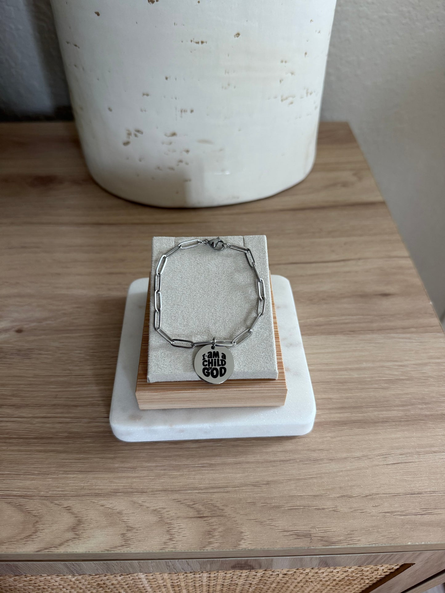 CHILD OF GOD Paperclip Bracelet