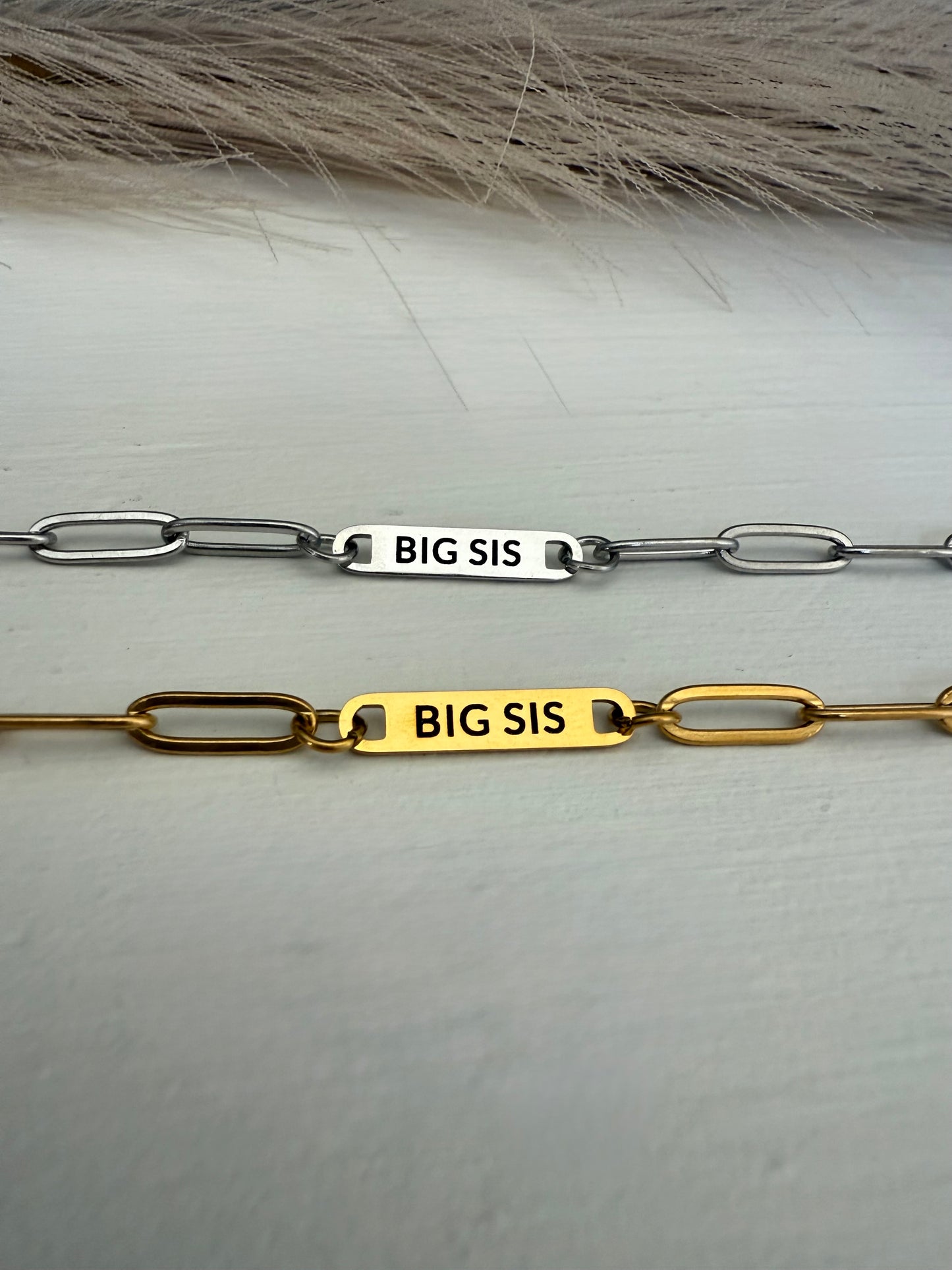 Big Sis Paperclip Bracelet