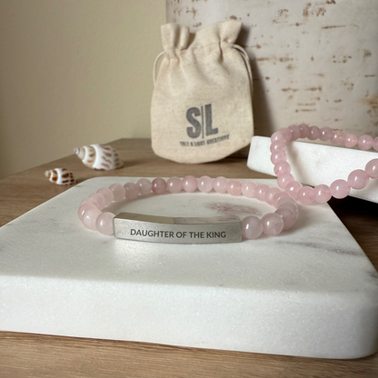 DAUGHTER OF THE KING Natural Earth Stone Bracelet