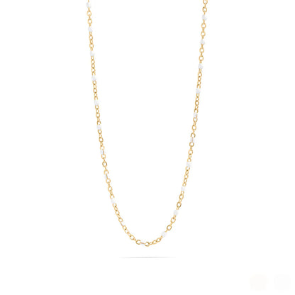 White “Light” Stacker Necklace