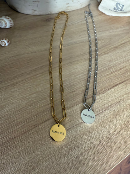 HE RESTORES MY SOUL Necklace