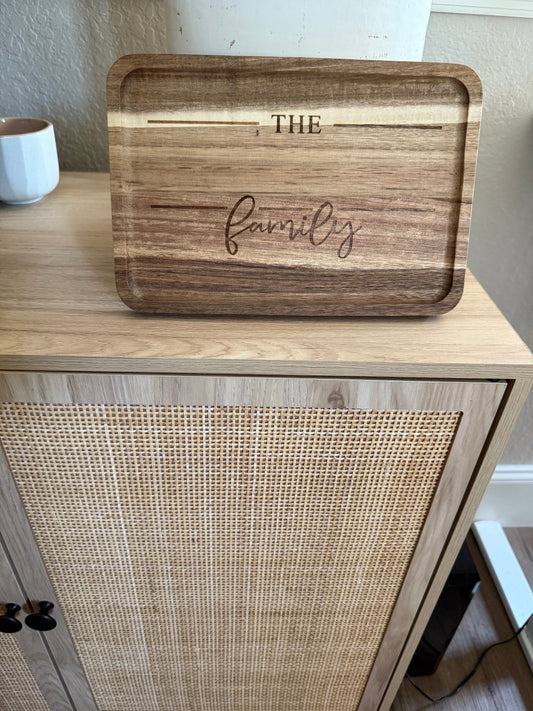 Personalized Family Tray