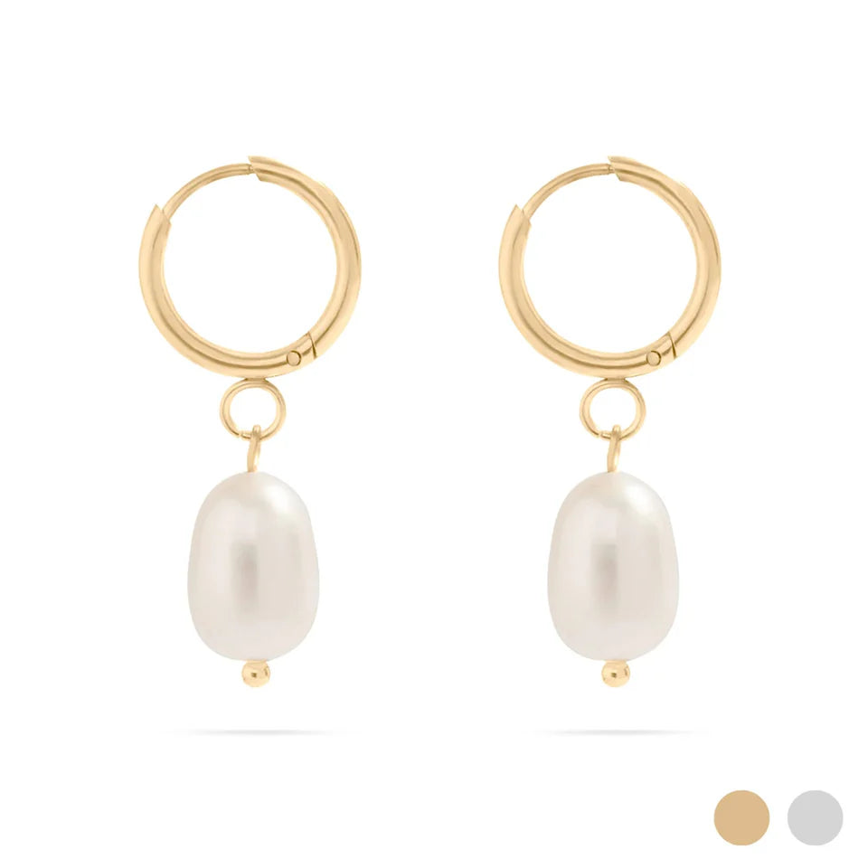 REAL FRESHWATER PEARL EARRINGS