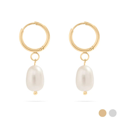 REAL FRESHWATER PEARL EARRINGS