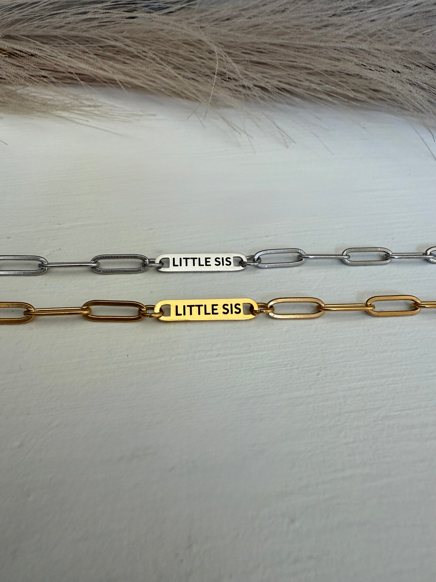 Little Sis Paperclip Bracelet