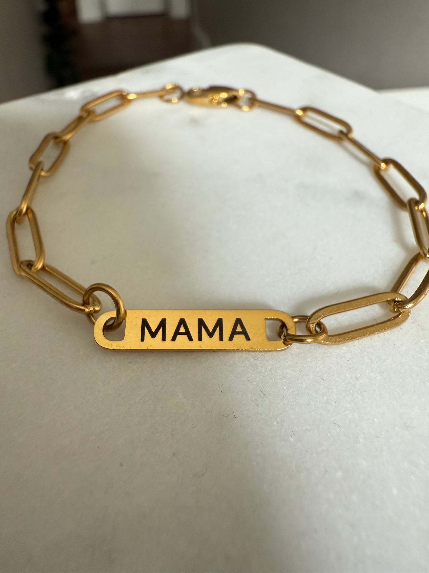 MAMA Paperclip Bracelet