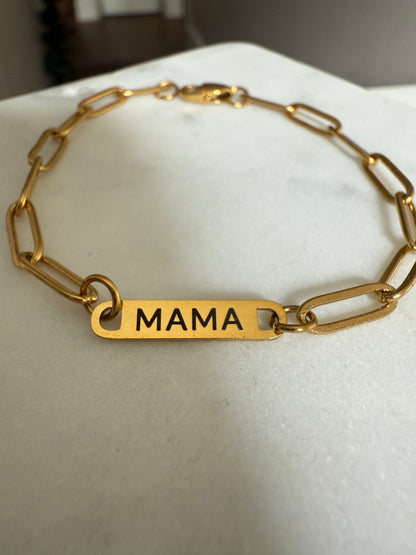 MAMA Paperclip Bracelet